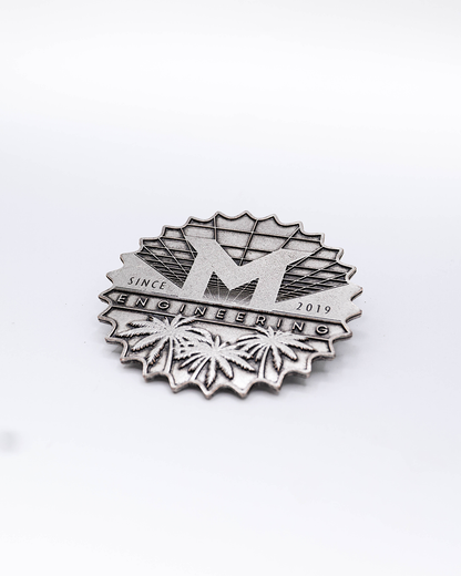M-Engineering x Carbone.pl Metal Decklid Grill Badge for Porsche