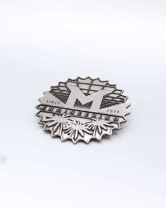 M-Engineering x Carbone.pl Metal Decklid Grill Badge for Porsche