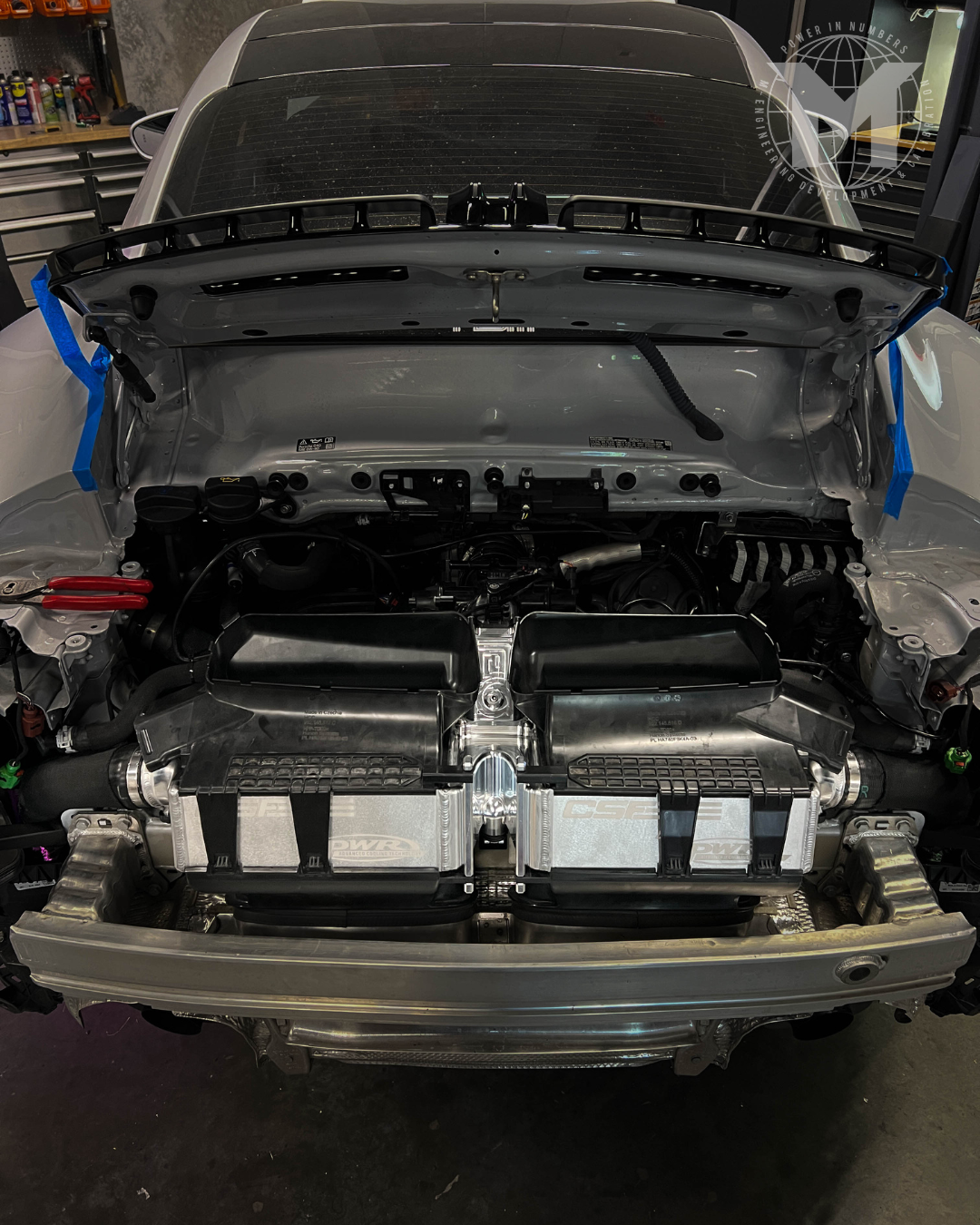 Stage 3 Cooling Package: M-Flash for Porsche 992.2 Carrera Base / T with Live Map Switching and CSF Intercooler
