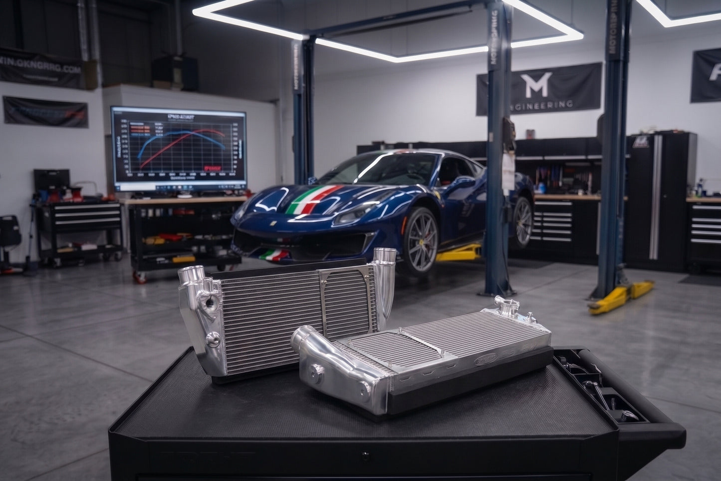Ferrari 488 Pista M-Engineering Power Package (ECU Tune + Intercoolers)