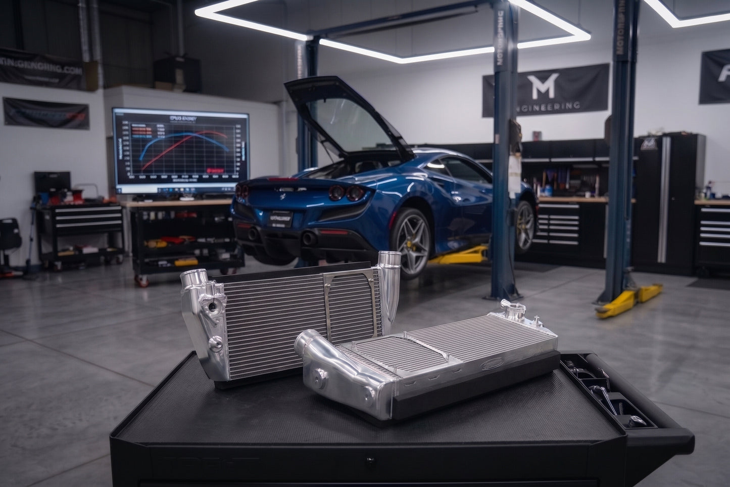 Ferrari F8 M-Engineering Power Package (ECU Tune + Intercoolers)